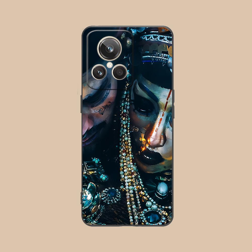 Чехол для мобильного телефона Jibaro Siren для Realme 15 14 13 12 11 10 9 Pro Plus T i Lite 5G Цветной печатный чехол Чехол Смартфон
