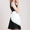 with Ruffled Maid Apron Dual Pockets Cooking Half Apron Home Use Waist Apron  Hotel