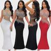 Women's Rhinestone Sleeveless Evening Dress