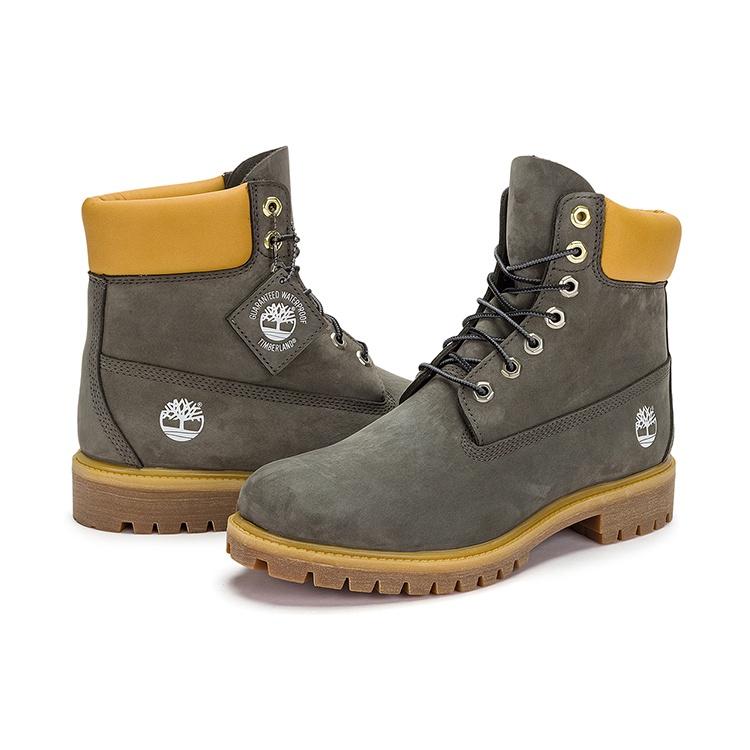 Timberland Мужской водонепроницаемый ботинок 'Темно-зеленый нубук', 6 дюймов, Премиум A6873W