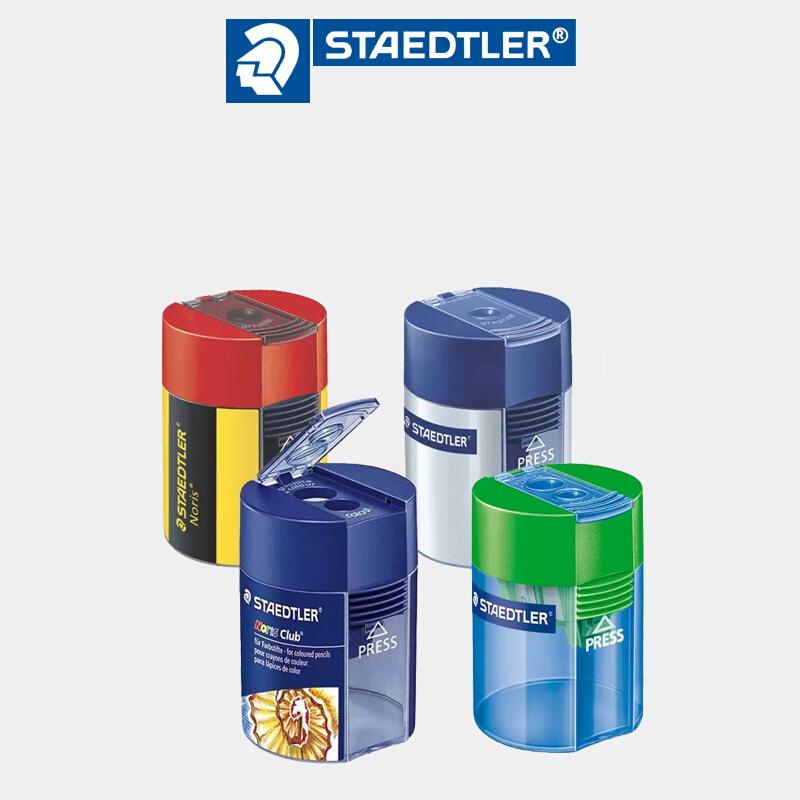 STAEDTLER Точилка для карандашей Одноместная Двухместная Стругалка-планка Студенческая Маленькая Точилка для карандашей Большого диаметра Заточка карандашей