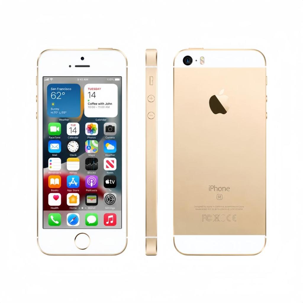 Восстановленный Apple iPhone SE 1-го поколения 32 ГБ Все цвета 4G LTE Смартфон Разблокированный iOS Мобильный телефон
