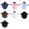Vintage Detachable Cotton Clothes Accessories Shirt Fake Collar Lapel Blouse Top False Tie