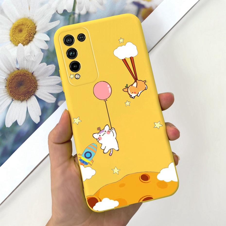 Чехол для Honor 10X Lite Милый Мультяшный Конфетный Цвет Мягкий Силиконовый Чехлы для Телефона Для Honor 10X Lite DNN-LX9