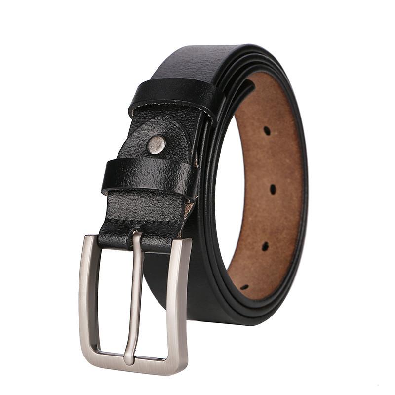 Stylish Belt Leather Men With Simple Design For Work And Casual Gift Settings