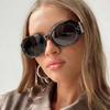 Women's Glasses Men Sun-Proof UV Protection Fashion Personality Retro Hip Hop Commuter Driving Street Shooting Travel Sunglasses