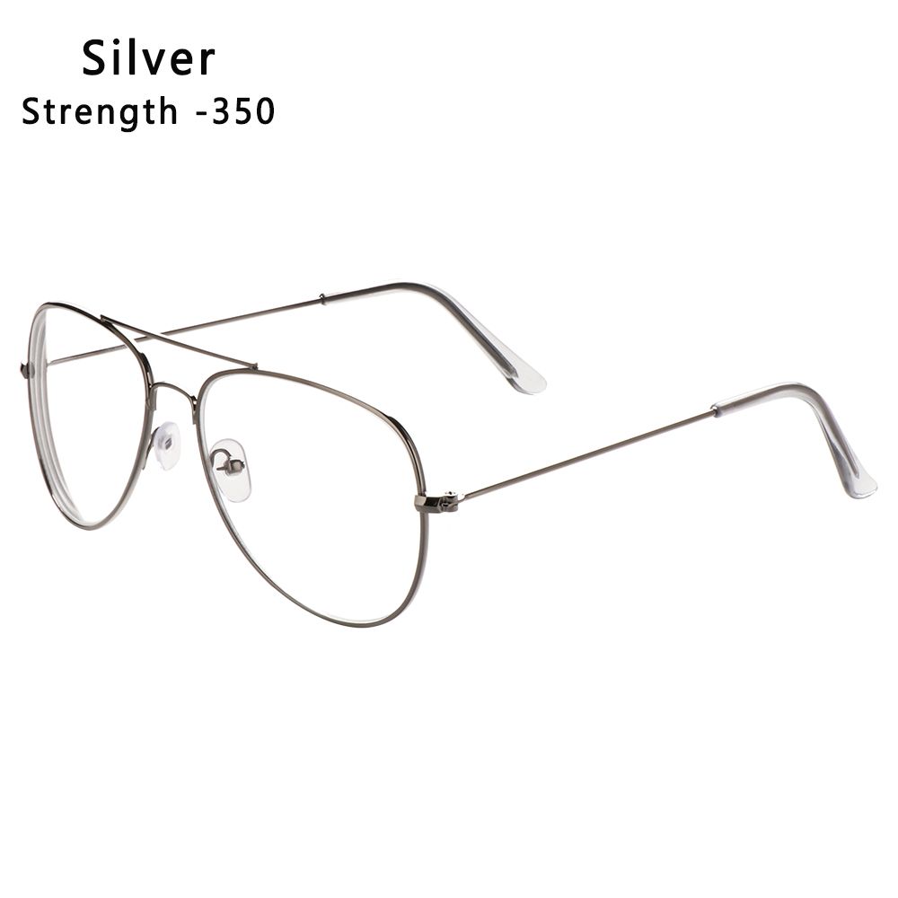 New Fashion Oversized -100~-500 Diopter Metal Myopia Glasses Eyeglasses Glasses Vision Care
