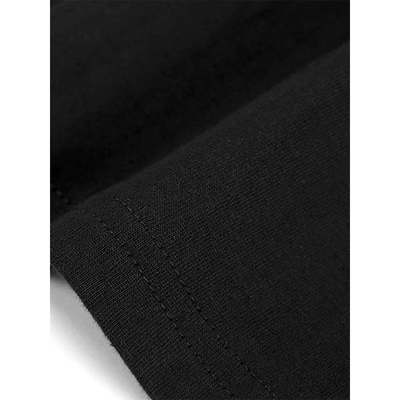 Европейские размеры Мужская футболка с принтом - Влагоотводящий комфорт, Повседневная футболка с круглым вырезом и коротким рукавом, Машинная стирка и Золотой дизайн