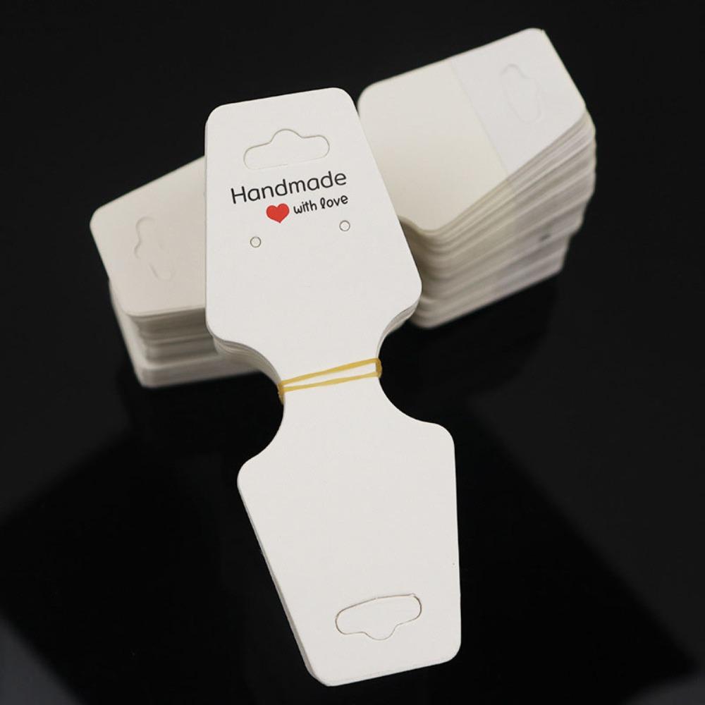 100 шт. Дисплей для браслетов Карточка для демонстрации ювелирных изделий Складная карточка для упаковки ювелирных изделий Продажа ювелирных изделий