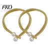 Curtain Tie 1 Pair Tiebacks for Drapes, Adjustable Rope Backs, Faux No Hole Hooks Pearls Cord Buckle Holder Home Hotel Office Window Drapery