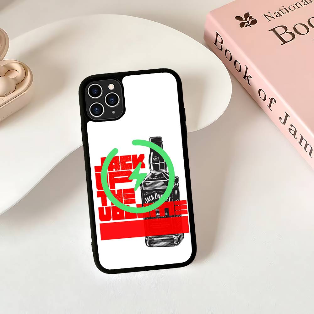 Classic Whiskey Logo J-Jack D-DanielS Phone Case For IPhone 16 15 14 13 12 11 17 Pro Max Plus Magnetic Wireless Cover