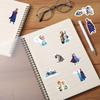 55PCS Cartoon Disney Frozen Graffiti Sticker DIY Decoration PVC Waterproof Skateboard Notebook Graffiti Toy
