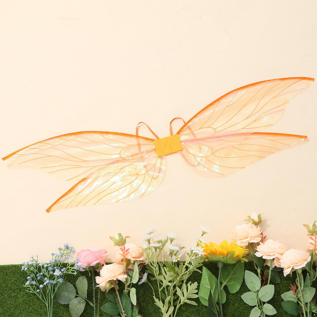 Женщины Девушки Цикада Крылья Стрекоза Эльф Крылья Фея Хэллоуин Косплей Костюм Праздничная Вечеринка Маскарад Реквизит Одеваются