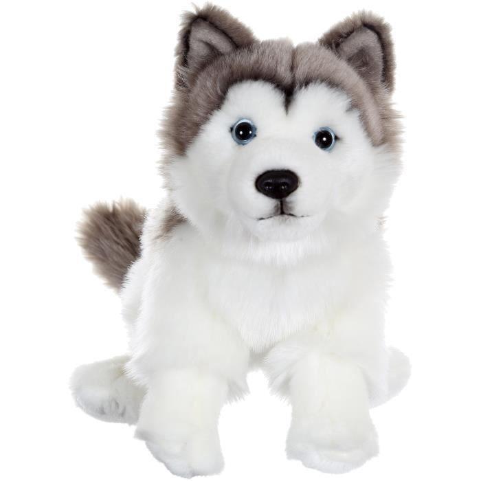Плюшевая собака Хаски - GIPSY TOYS - Сидит, 25 см