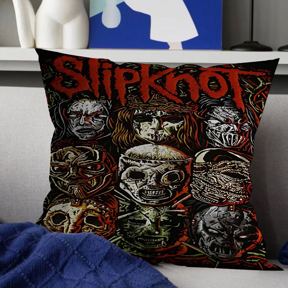Подушка с изображением группы Rap Music S-Slipknot, дюймы, деревенский декор, декоративные наволочки для дивана