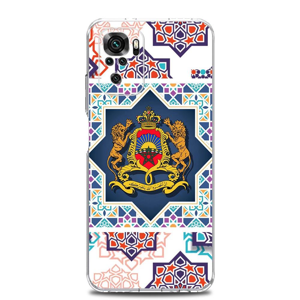 Moroccan flag Maroc Morocco Phone Case For Xiaomi Redmi Note 14 13 12 4G 9S 9 10 11 Pro Plus 5G 9T 14C 13C 12C 10C 9C 9A Cover