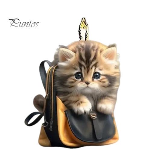 Acrylic 2D Cat Car Hanging Decoration Home Office Backpack Auto Rearview Mirror Cartoon Kitten Animal Hanging Ornament Pendant