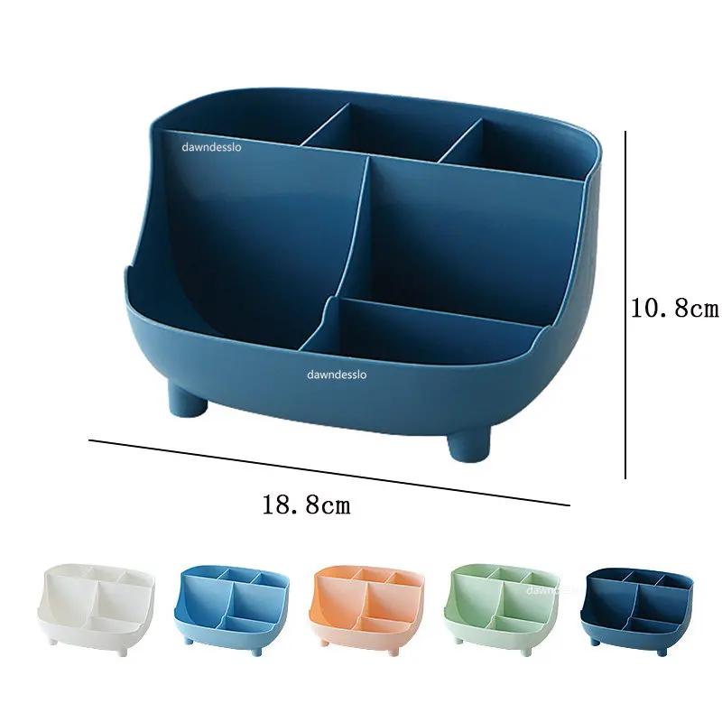 Креативный 6-поясной настольный органайзер, держатель для ручек, многофункциональный стол, подставка для хранения карандашей для макияжа, коробка, школьные канцелярские принадлежности