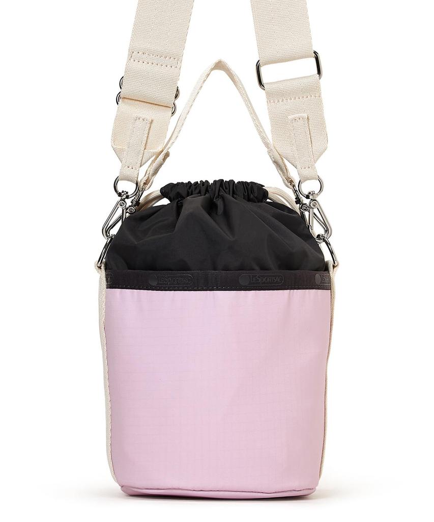 Сумка через плечо SM DRAWSTRING BUCKET 3040 Сиренево-серый Песочный Штрих-код [LeSportsac] [Официальный] / / /