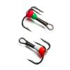 New Style 8# 10# 12# 14# Sinking Bait Ice Fishing Hooks Tackle Tools Three-jaw Hook Carbon Steel