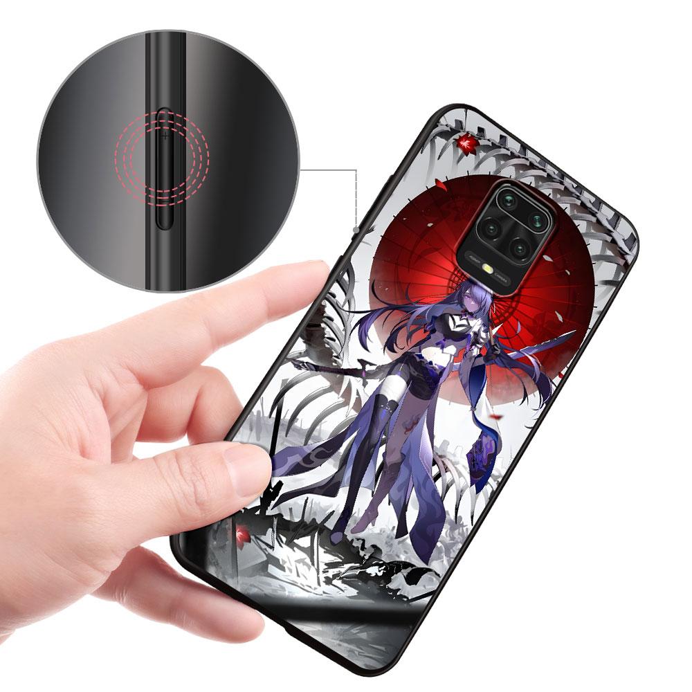 Raiden Bosenmori Mei Чехол для Xiaomi Redmi 10A 10C 9C 12C 9A 9i 10 12 9 Prime 9T K40 Pro Черный Мягкий ТПУ Сумка-чехол для мобильного телефона