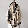 Women Luxury Winter Thick Warm Scarf Women Cashmere Shawl Dot Wraps Pashmina Neckerchief Bufanda Female Long Tessel Echarpe