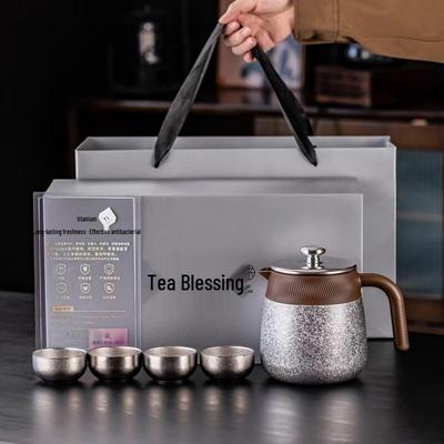 Набор термоизолированных чайников для тушения Langjiang Titanium