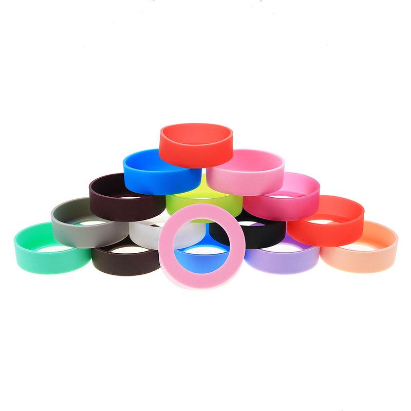 Silicone World 60mm Silicone cup bottom cover Coaster Sleeve Water Cup Cover Sheath Cup Bottom Ring Wear-resistant Bottom Cover