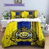 Al-Nassr Pattern Bedding,Quilt Set Quilt Cover Pillowcase Home Birthday Gift(1 * duvet cover + 2 * pillowcase, without core)