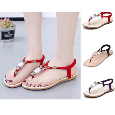 Мультяшные туфли-совы Женские летние шлепанцы Вьетнамки Женские праздничные сандалии на плоской подошве Черные Красные Синие Большой размер 41