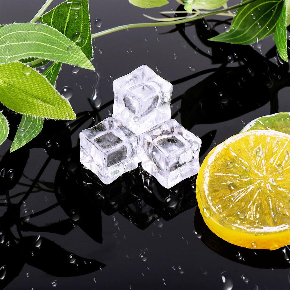 Реквизит для фотосессии Украшение для напитков Акриловые кубики Искусственный кристалл Искусственный лед Имитация кубиков льда