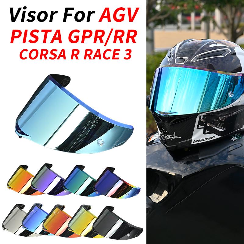 Визор для шлема AGV Pista GP R GP RR Corsa R Мотоцикл Мотоцикл Шлем с полным лицом Аксессуары Детали Чехол для линзы Ветровое стекло Мотоцикл Скорость Датчики 6