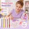 Efficient Storable Bead Pen Handheld Automatic Fuse Bead Pen Press-Type Bead Pen  Kids Toys