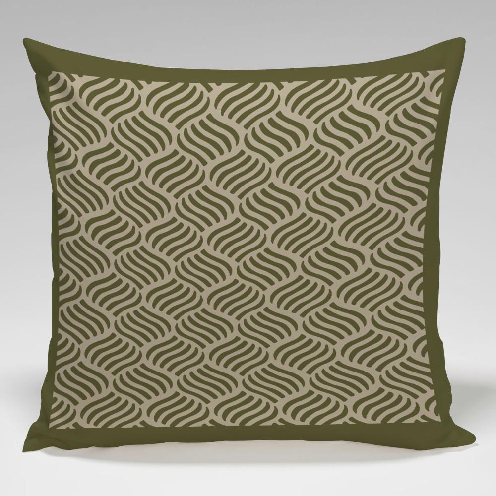 Retro American Style Throw Pillowcase With Linen Fabric For Lounge And Couch Decor