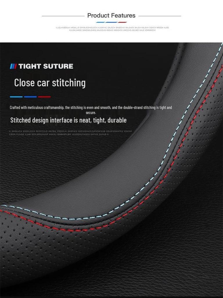Ideal Steering Wheel Cover: Ultra-thin Genuine Leather, Fits L6L7, L8L9, Ideal ONE 2025 Model, All-Season Use