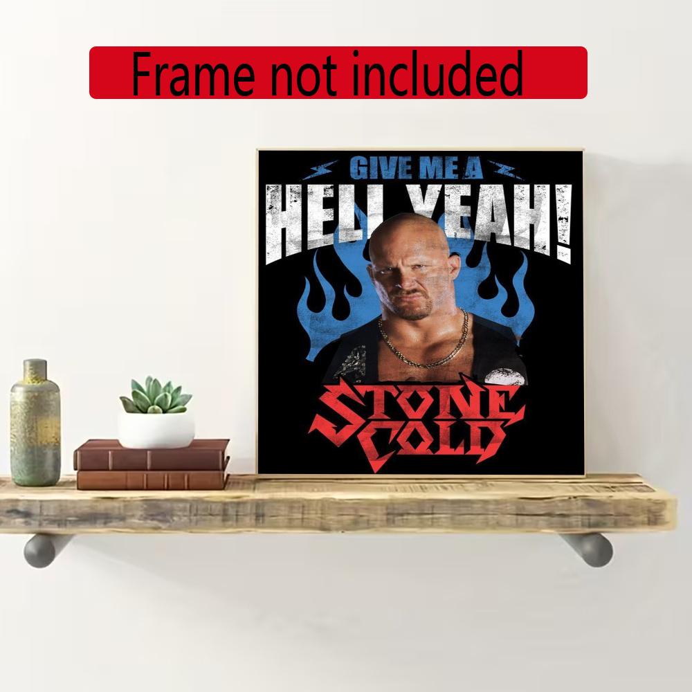 Stone Cold Steve Austin 5D Diamond Painting Round Diamond Rhinestones Mosaic Diamond Embroidery Wall Paintings Rhinestones Gift Frameless