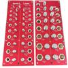 Sturdy Bolt and Nut Identifier Gauge Durable 38-Hole Screw Gauge  Nut and Bolt Thread Checker