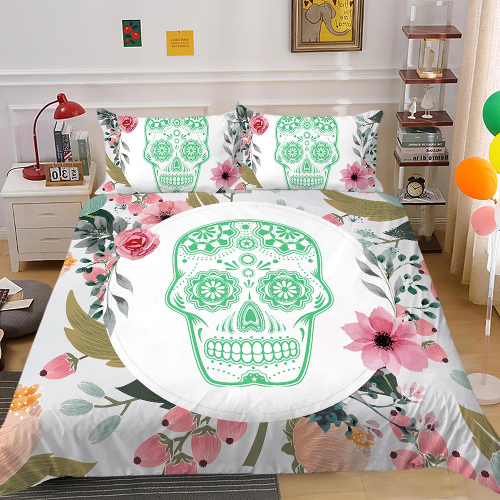 Halloween Home Bedding Down Duvet Cover Set Bedroom Duvet Cover Pillowcase Single/double Bed Full Size Home Decoration Bedding