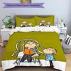 3pcs Charlie and Lola Bedding Set Duvet Cover Closure Includes 1 Duvet Cover & 2 Pillowcases, Soft and Comfortable for All Seasons.
