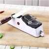 Electric Knife Sharpener Adjustable Automatic Knives Sharpeners Rechargable Fast Scissor Sharpening Grinding Blade Kitchen Tool