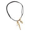 Long Fish Pendant Necklace Vintage Sweater Chain Fashionable Bone Pendant Choker  Gift