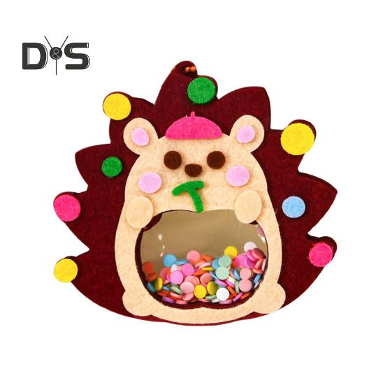 1 комплект, набор для шитья кукол с изображением животных из мультфильмов, набор для шитья из нетканого материала, для поделок, для поделок, для начинающих, для мальчиков и девочек, подарок