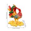 Фигурка цыпленка шкатулка для украшений животное настольный декор украшение безделушка