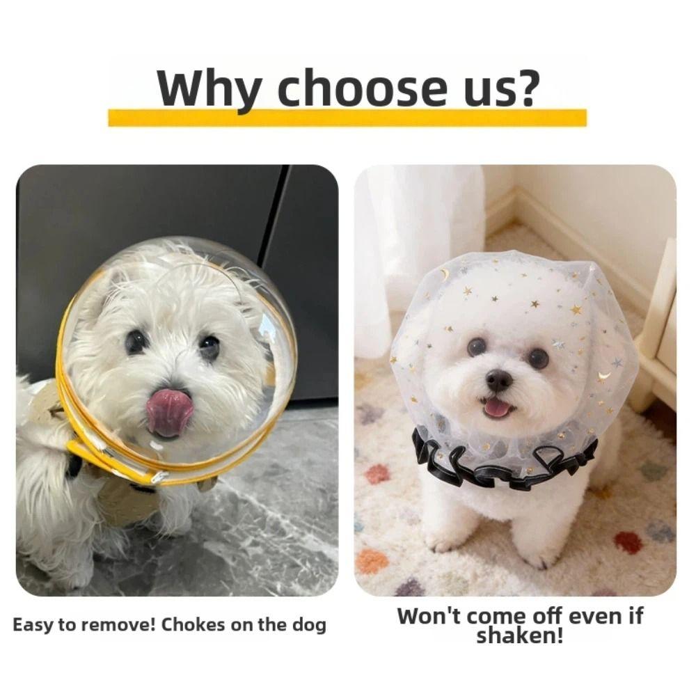 Face Cover Pet Protective Mask Anti-Mosquito Eating Dog Protective Veil  for Outdoor Use
