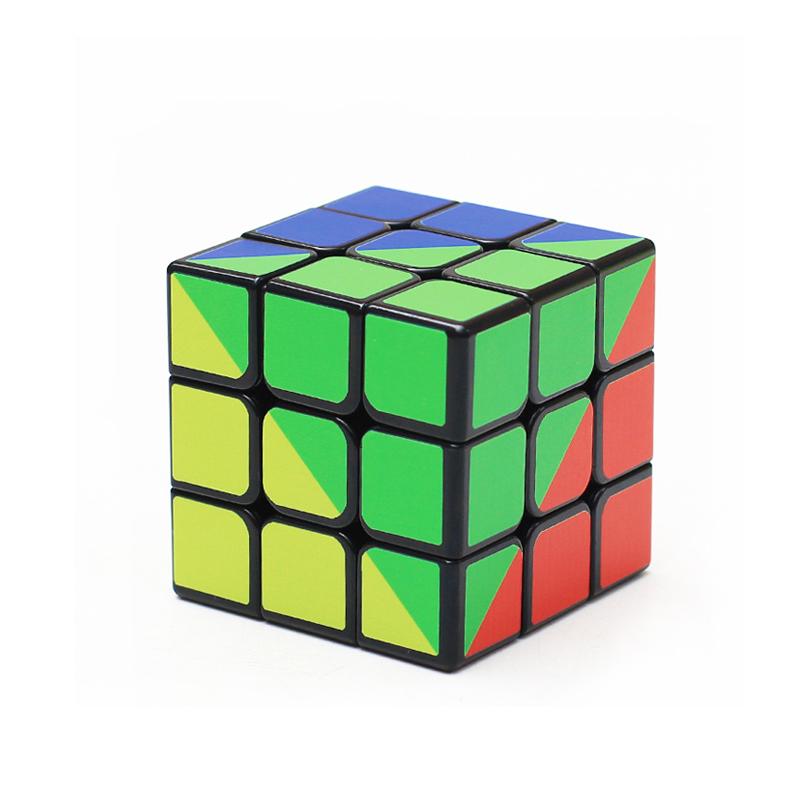 Радужный Кубик Рубика 3x3x3 Решение Задач Детская Образовательная 3D Головоломка Игрушка Испытание для Ума Подарки Для Детей Подростков Cubo Magico