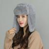Women Winter Fur Caps Russian Female Thicker Warm Solid Soft Windproof Ear Flap Hats Accessories