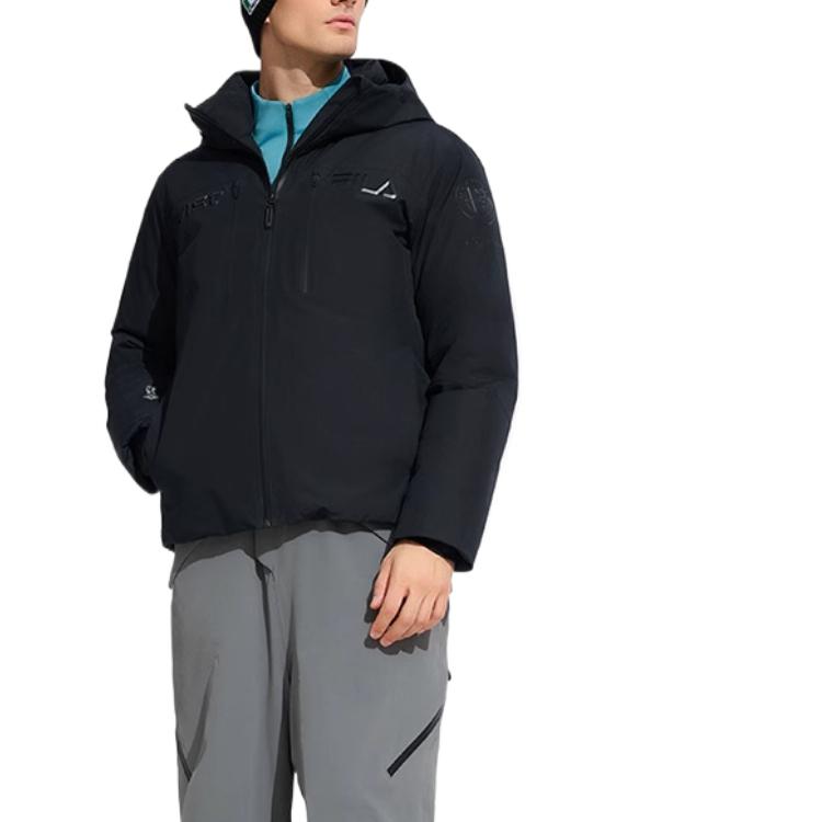 Новый пуховик FILA мужской, цвет «черный питч» A11M446904F-BK