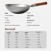 Трицератопс 34 см 201 Нержавеющая сталь Wok для жарки