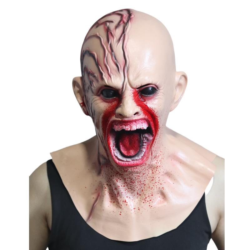 Halloween Horror Vampire Mask Zombie Latex Headgear Alien Scary Costume Mask