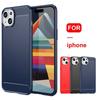 Чехол из углеродного волокна для iPhone 15 14 13 12 11 Pro Max, задняя крышка мини-телефона для iPhone 15 8 7 6S Plus X XR XS Max SE 2020, чехол